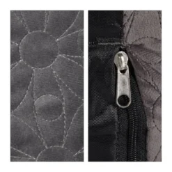 Pouf Pliable Avec Un Dossier Gris Foncé -Pas Cher Zen Repos Magasin 0118b02171024461b738edb6a01ad644