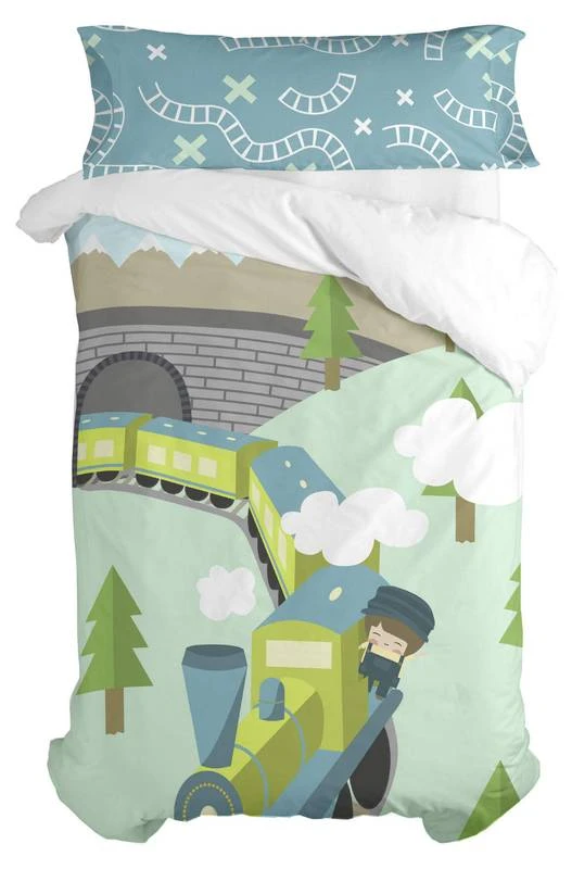 Train Parure Housse De Couette 155x220 3 Train Parure Housse De Couette 155x220