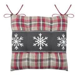 Galettes De Chaises Coton Anthracite