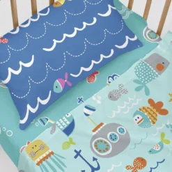 Sea Life Parure Drap Kinderbett 100x130 -Pas Cher Zen Repos Magasin 0706cad91b2c4496a0b0d98dc8dfde6b