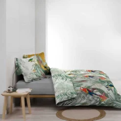 Parure De Couette Percale Safia -Pas Cher Zen Repos Magasin 0a8fdcdff22d4fc4af59f764a9b97081