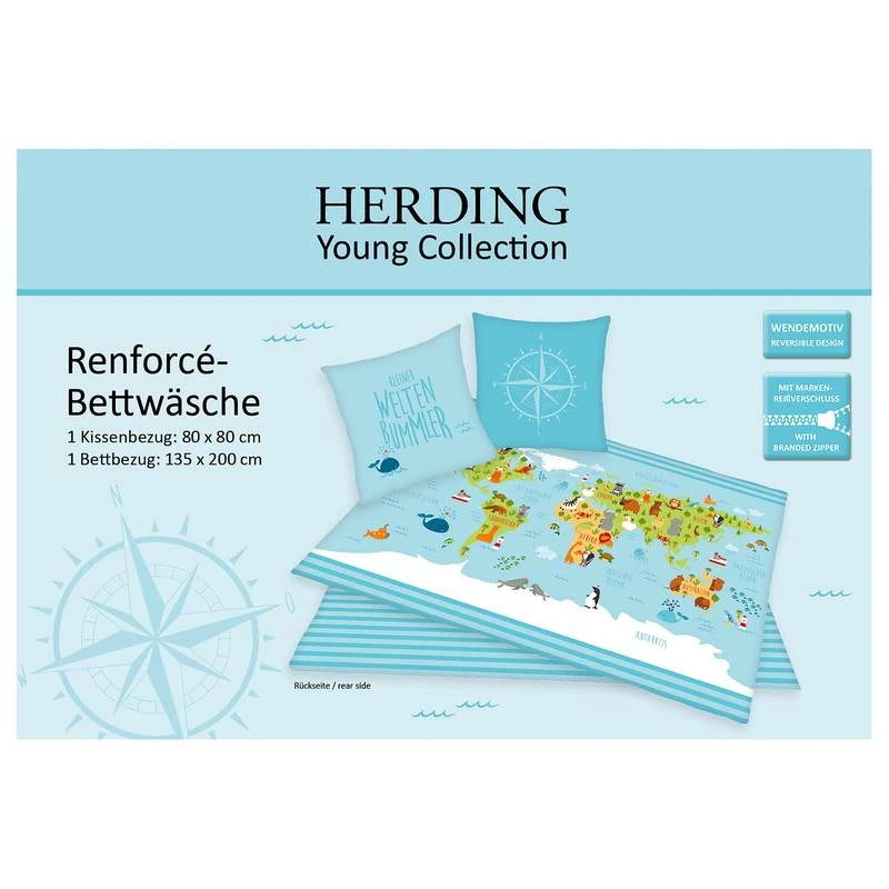 Herding Parure De Lit Planisphère 8 Herding Parure De Lit Planisphère – Image 6