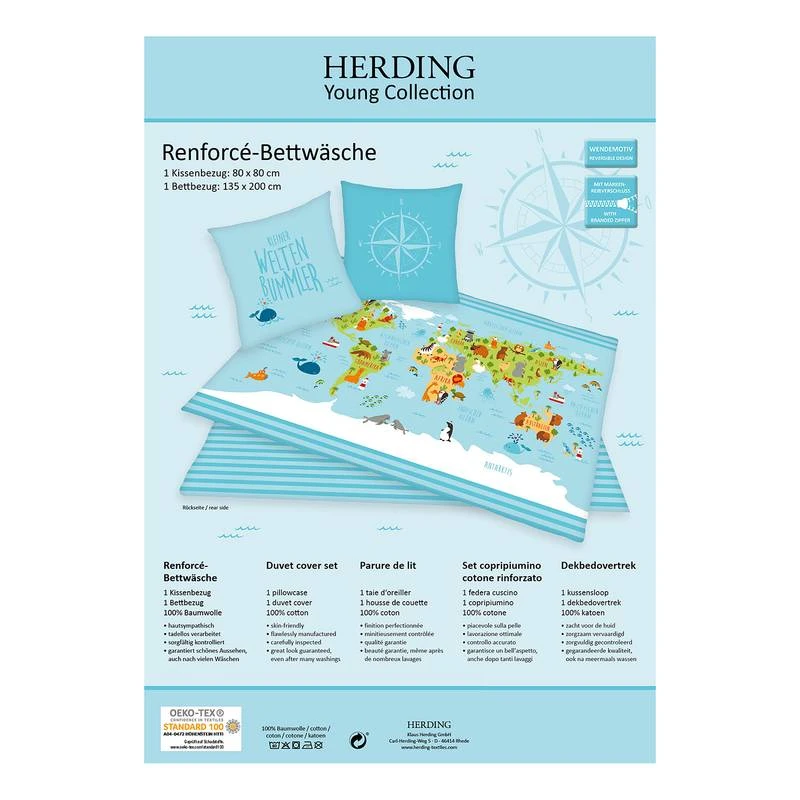 Herding Parure De Lit Planisphère 9 Herding Parure De Lit Planisphère – Image 7