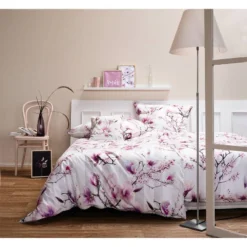 Parure De Lit En Satin Mako Magnolia -Pas Cher Zen Repos Magasin 1000207813 200417 11470500035 MOOD DETAILS P000000001000207813 mood