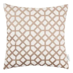 Tom Tailor Housse De Coussin Geometric Velvet