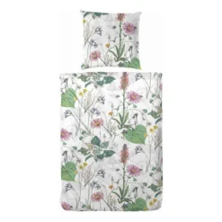 Parure De Lit En Satin Mako Botanicals