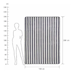 Nappe Pique-nique WANDERLUST Rayures I -Pas Cher Zen Repos Magasin 1000343703 220401 500 SKETCH DETAILS P000000001000343703 sketch