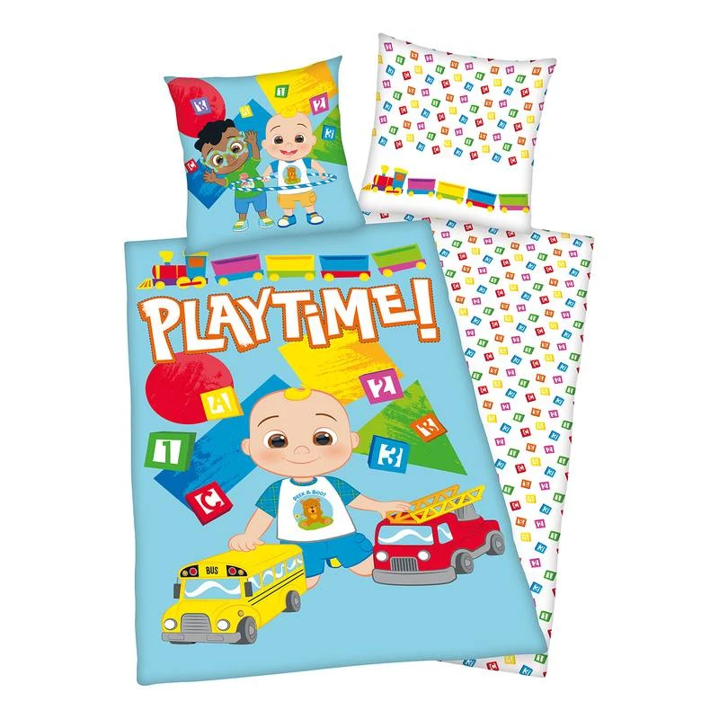 Herding Parure De Lit Réversible CoComelon 3 Herding Parure De Lit Réversible CoComelon