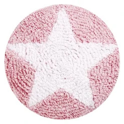 Coussin En Coton Lavable, ROUND STAR