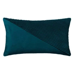 Coussin En Velours Déhoussable Avec Plis