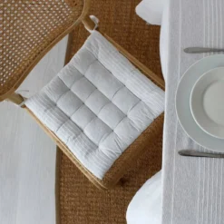 DODO Galette Piquée En Coton Recyclé -Pas Cher Zen Repos Magasin 14513af41f9b418fb91e91864cff6eab