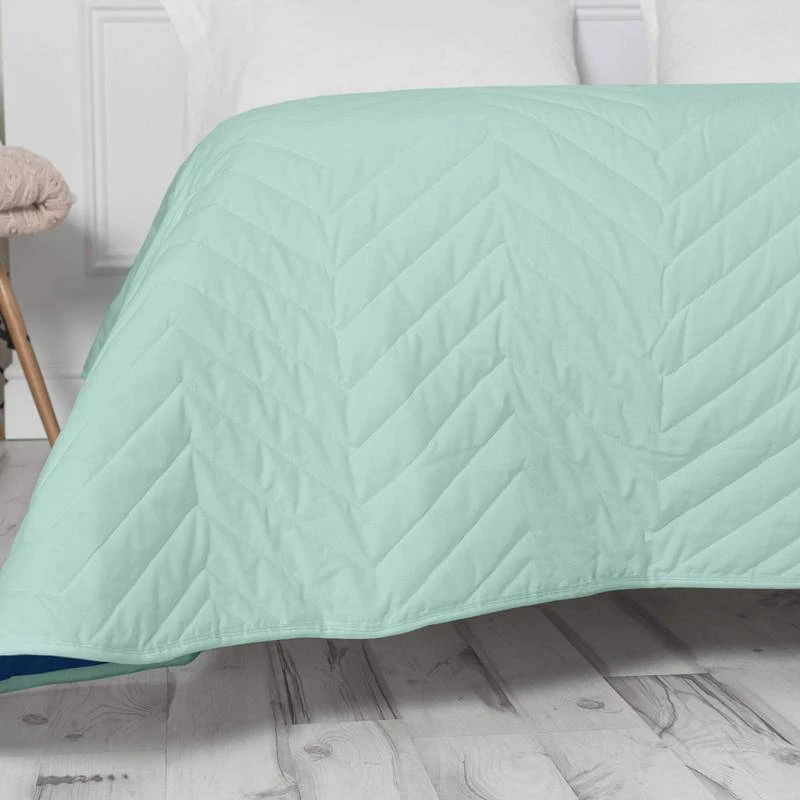 Basic Arista Couvre-lit 250x260 Cm Menthe 6 Basic Arista Couvre-lit 250x260 Cm Menthe – Image 4