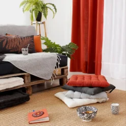 DODO Galette De Chaise En Coton Recyclé -Pas Cher Zen Repos Magasin 216efd208c8047d2a02e4e3b08917077