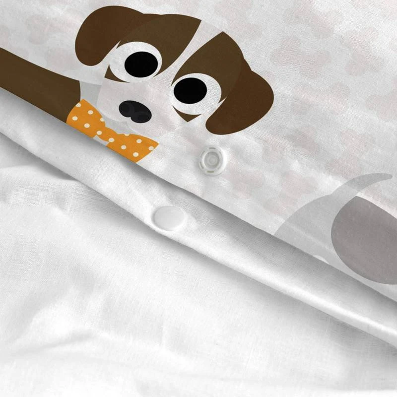 Dogs Parure Housse Couette 135/140x200 8 Dogs Parure Housse Couette 135/140x200 – Image 6