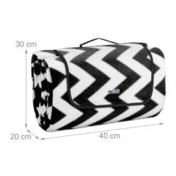 Couverture Pique-nique XXL Noir/blanc -Pas Cher Zen Repos Magasin 342a4ed430f74480a9e5e51dc158ab1e
