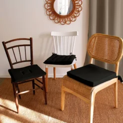 DODO Galettes De Chaises Coton Rouge -Pas Cher Zen Repos Magasin 34ac28cab57c416393f8e4a317e1dd35