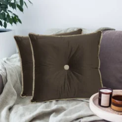 Coussin Décoratif Carré En Velours -Pas Cher Zen Repos Magasin 3b146edca22743e4bf4649312be1fef2