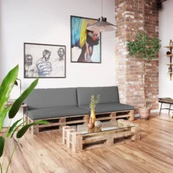 Coussin Palette Modern Lot De 4 Gris -Pas Cher Zen Repos Magasin 3b80a12e50294490b0e46148ea4b1e09