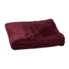 1x Couverture Plaid Polaire Bordeaux -Pas Cher Zen Repos Magasin 3be5512f4b3a4c07a282ac9d0602f1ba