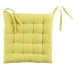 Galette De Chaise Matelassée Bicolore