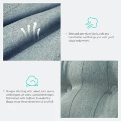 Grand Coussin De Lit Décoratif, Lin -Pas Cher Zen Repos Magasin 41ee081b93904bae82891dcb1d50e758