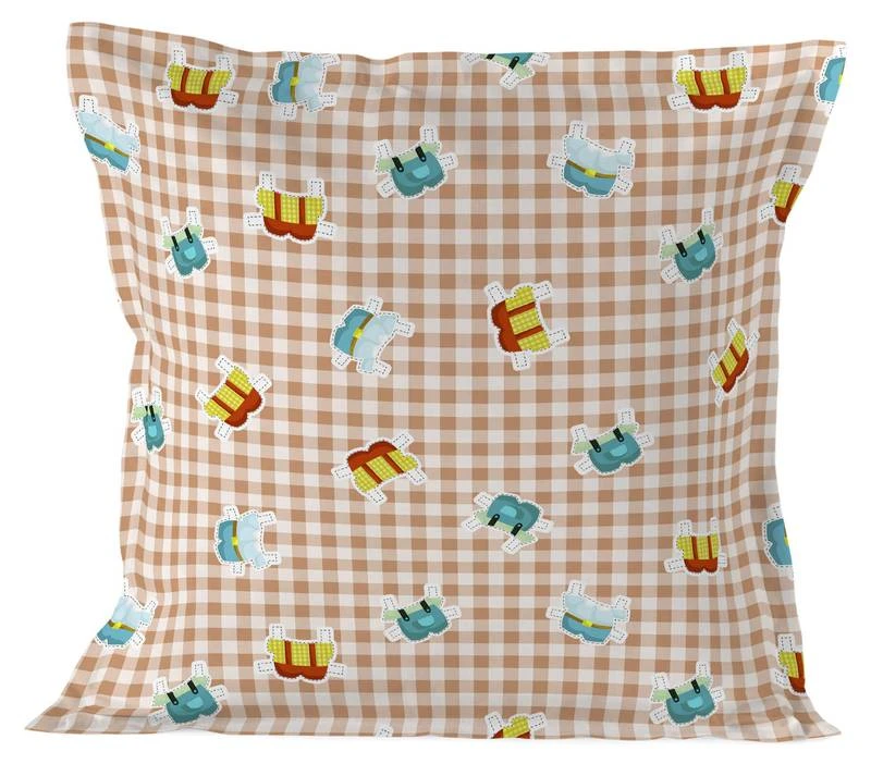 Piggys Vichy Taie D'oreiller 3 Piggys Vichy Taie D'oreiller