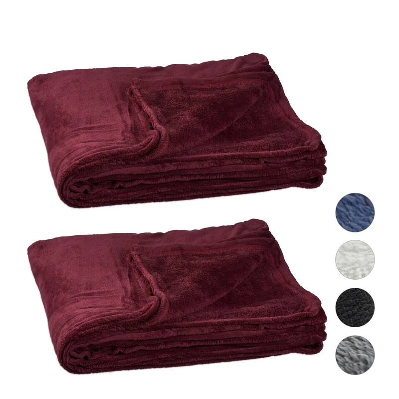 2x Couvertures Plaid Géant Polaire Noir 19 2x Couvertures Plaid Géant Polaire Noir – Image 17