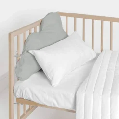 Basic Nube Tour De Lit Forme 60x40 Cm Gris -Pas Cher Zen Repos Magasin 4d714b90f40045749ed1f7b17bf4ac25