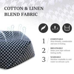 Housse De Pouf Minimaliste -Pas Cher Zen Repos Magasin 4f00fb34f7fb4714ab6e68634d04e2b3