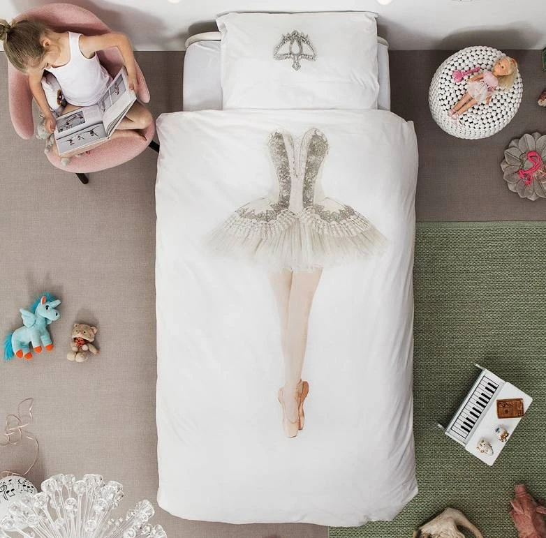 Snurk Parure De Lit Ballerine - 1 Personne 5 Snurk Parure De Lit Ballerine - 1 Personne – Image 3
