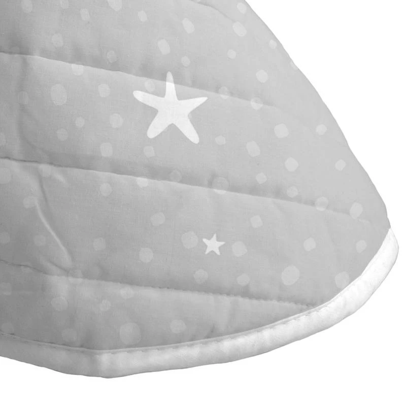 Basic Little Star Couvre-lit 180x260 Cm Gris 6 Basic Little Star Couvre-lit 180x260 Cm Gris – Image 4