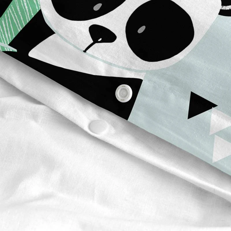 Panda Garden Blue Housse Couette 115x145 7 Panda Garden Blue Housse Couette 115x145 – Image 5