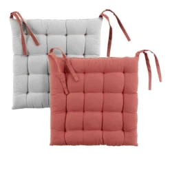 Galette De Chaise Matelassée Bicolore -Pas Cher Zen Repos Magasin 5f47d65b259e41eb98e263ef05690966