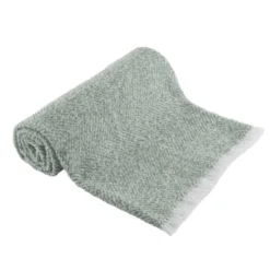 Plaid Aux Mélanges De Matières