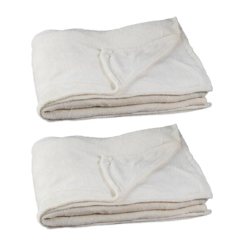 2x Couvertures Plaid Géant Polaire Noir 7 2x Couvertures Plaid Géant Polaire Noir – Image 5