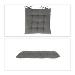 Coussin De Chaise Gris En Lot De 4 -Pas Cher Zen Repos Magasin 673674a6213a483e86fd50675054670f