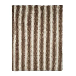 2x Plaids Fausse Fourrure En Brun -Pas Cher Zen Repos Magasin 69bc5d4059734b18a30bd97cd7e6a68d