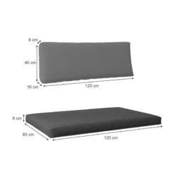 Coussin Palette Modern Lot De 2 Gris -Pas Cher Zen Repos Magasin 6ad63221d0ff4721b3a7ce2ff403d8d8