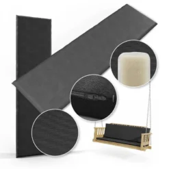 Coussin Pour Banc 150x40cm Anthracite -Pas Cher Zen Repos Magasin 8115a93c1d16492c8d4cde7729063a41