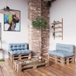 Coussin Palette Classic Lot De 2 Gris -Pas Cher Zen Repos Magasin 84d52641c8374ac8b10467f0d4828309