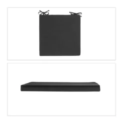 Galette De Chaise Noire En Lot De 4 -Pas Cher Zen Repos Magasin 85614962a34142f9899b95f8abc447e5