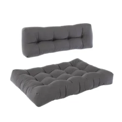 Coussin Palette Classic Lot De 2 Gris -Pas Cher Zen Repos Magasin 8624ff8140ce46848dd16485b4af6458