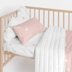 Basic Little Star Tour De Lit Forme 60x40 Rose -Pas Cher Zen Repos Magasin 89f13bd272b548729f6ce312f7249737