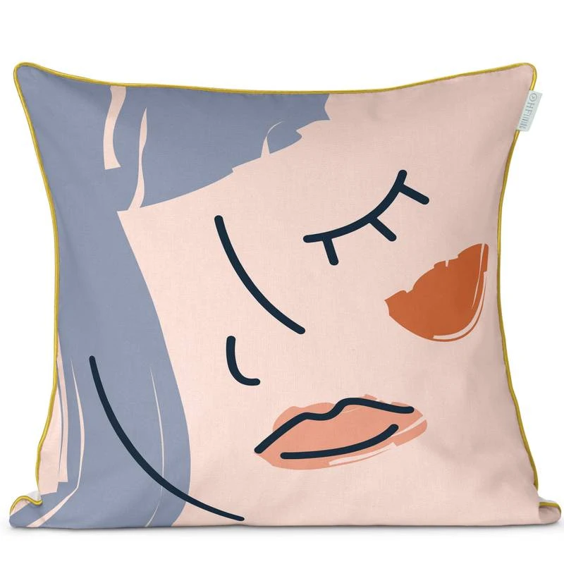 Silhouette Housse De Coussin Décoratif 3 Silhouette Housse De Coussin Décoratif