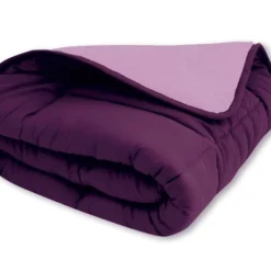 Couettes Microfibre Prune/Parme