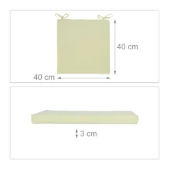 Lot De 4 Coussins De Siège -Pas Cher Zen Repos Magasin 959d126512f3444db4fe05aaa4ba6c36