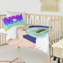 Yeti Set Housse Couette Berceau 100x135 -Pas Cher Zen Repos Magasin 9efdd5e3bb14487f800fa38724bf2fd3