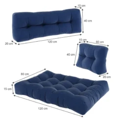 Coussin Palette Classic Lot De 7 Bleu -Pas Cher Zen Repos Magasin 9fab0633c29f4fdd98e79812d4a1ffb0