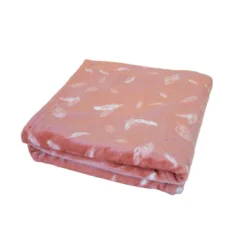 Couvertures Et Plaids Microfibre Corail