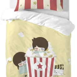 Pop Corn Set Housse Couette 100x135